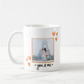 Romantic Eiffel Tower Paris Photo Template Anniver Kaffeetasse (Links)