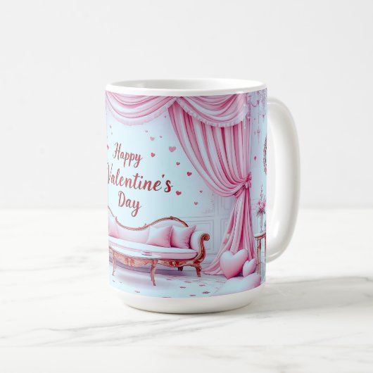 Romantic & Elegant Mood Kaffeetasse (VorderseiteRechts)