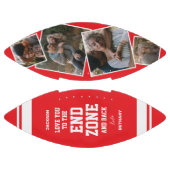 Romantic "End Zone and Back" 4 Photo Football (Paneele)