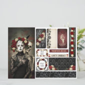 Romantic Ephemera Sheet Karte (Stehend Vorderseite)