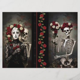 Romantic Ephemera Sheet  Karte