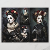 Romantic Ephemera Sheet  Karte (Vorderseite)