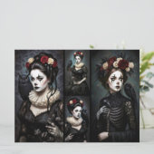 Romantic Ephemera Sheet  Karte (Stehend Vorderseite)