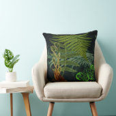 Romantic Fern, Forest Scene Pillow Kissen (Stuhl )