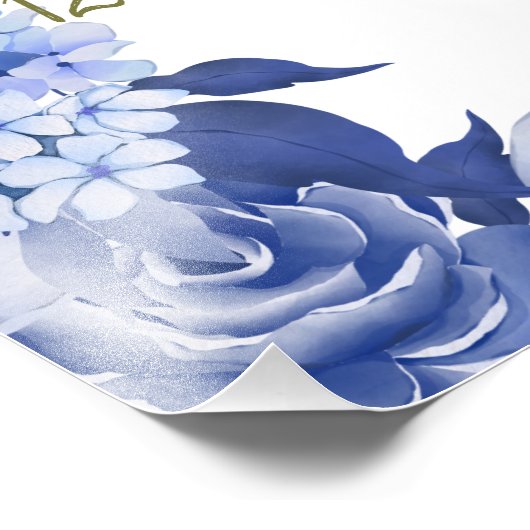 Romantic Field purple Flowers Fotodruck (Ecke)