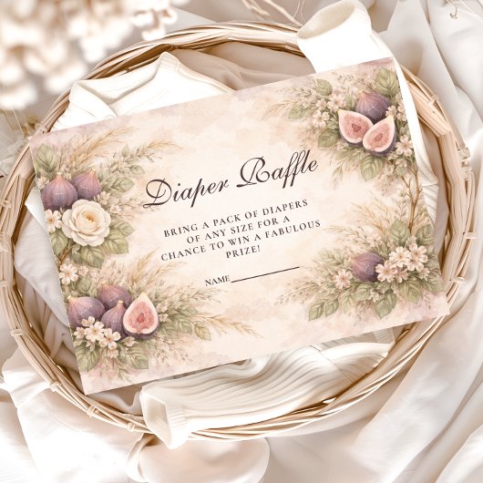 Romantic Fig Orchard Diapper Raffle Begleitkarte