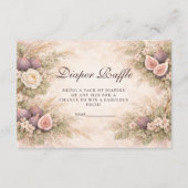Romantic Fig Orchard Diapper Raffle Begleitkarte (Vorderseite)