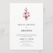 Romantic Fine Art Bridal Shower Invitation Einladung (Vorderseite)