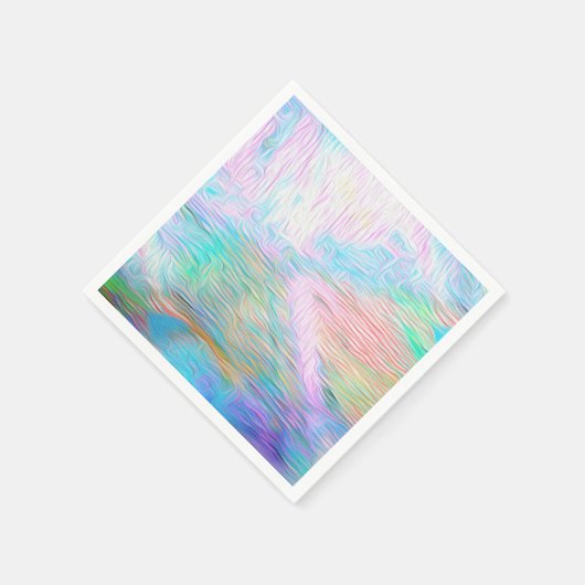 Romantic Floral Abstract – Elegant Boho Fantasy Serviette (Ecke)