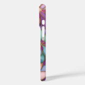 Romantic Floral Aesthetic Stained Glass Phone Case (Rückseite / Links)