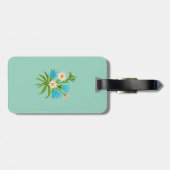 Romantic Floral – Botanical Fantasy Bouquet Gepäckanhänger (Rückseite horizontal)