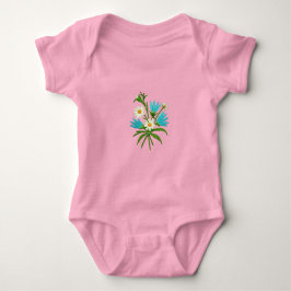 Romantic Floral Bouquet – Botanical Fantasy Baby B Baby Strampler