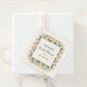 Romantic Floral Bridal Shower Label (Beispiel)