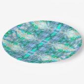 Romantic Floral Eastern – Elegant Boho Fantasy Pappteller (Schrägansicht)