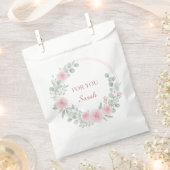 Romantic Floral Favor Pouch Personalized Geschenktütchen (Ausgeschnitten)