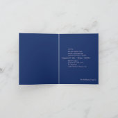 Romantic Floral Galaxy Wedding Invitation  Karte (Innenseite)