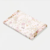 Romantic floral garden post-it klebezettel (angewinkelt)