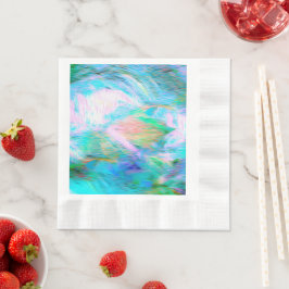 Romantic Floral Paper Plate – Elegant Boho Fantasy Serviette