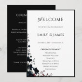 Romantic Floral Wedding Soft Elegant Programm (Vorne/Hinten)