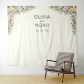 Romantic floral wedding wandteppich (Beispiel (Horizontal))