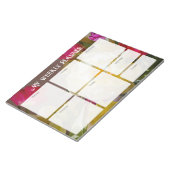 Romantic Floral Weekly Planner Notizblock (angewinkelt)