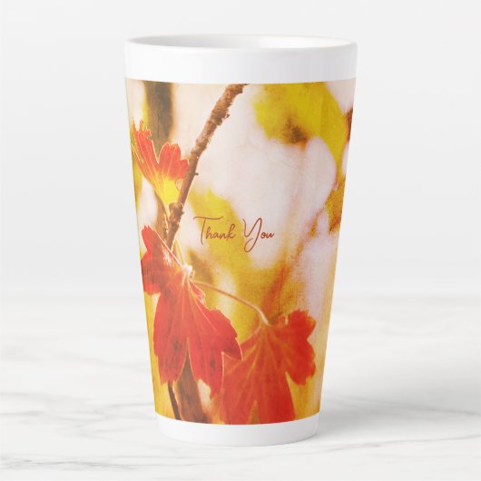 Romantic Flower Boho – Botanical Fantasy Thanks Milchtasse (Vorderseite)