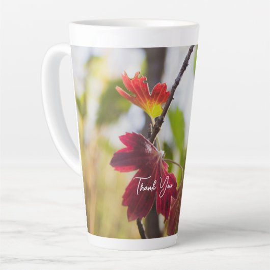 Romantic Flower Boho – Botanical Fantasy Thanks Milchtasse (Linke Ecke)