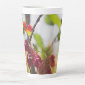 Romantic Flower Boho – Botanical Fantasy Thanks Milchtasse (Vorderseite)