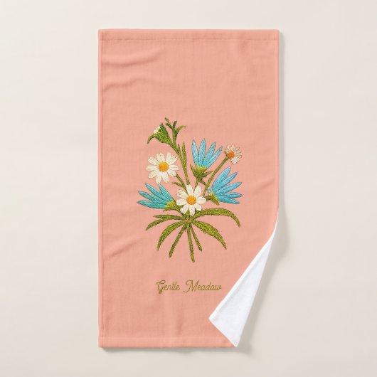 Romantic Flower – Botanical Fantasy Bouquet Pillow Badhandtuch Set (Handtuch)