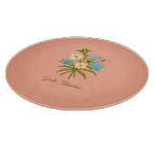 Romantic Flower – Botanical Fantasy Bouquet Pillow Schneidebrett (Ecke)