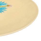 Romantic Flower – Botanical Fantasy Minimalist Schneidebrett (Ecke)