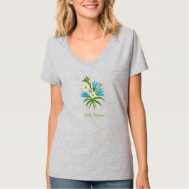Romantic Flower – Botanical Fantasy Minimalist  T-Shirt