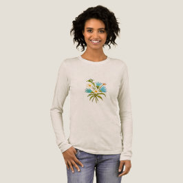 Romantic Flower – Botanical Fantasy Minimalist  Tri-Blend Shirt