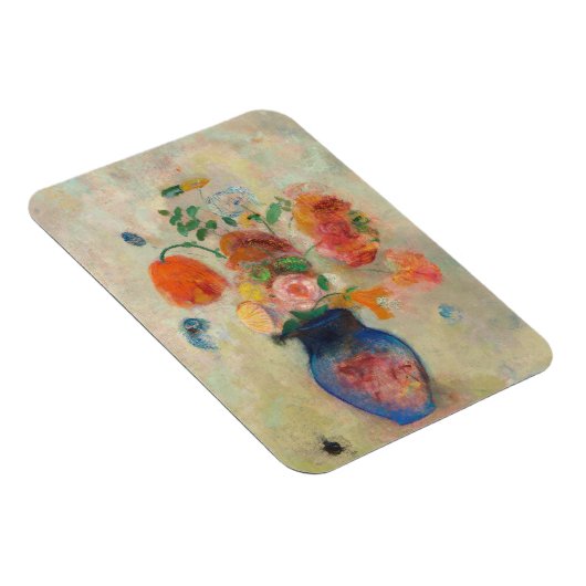 Romantic Flower Vase - Odilon Redon Magnet (Rechte Seite)