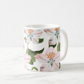 Romantic flowers blooming garden kaffeetasse (VorderseiteRechts)
