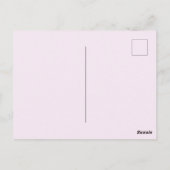 Romantic Flowers Boho – Botanical Fantasy Thanks Postkarte (Rückseite)