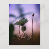 Romantic Flowers Boho – Botanical Fantasy Thanks Postkarte (Vorderseite)