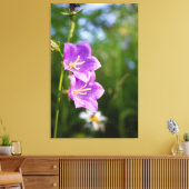 Romantic Flowers – Botanical Fantasy Boho Leinwanddruck (Insitu (Wohnzimmer))