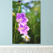 Romantic Flowers – Botanical Fantasy Boho Leinwanddruck (Insitu (Holzboden))