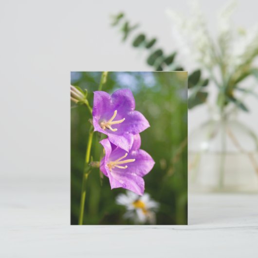 Romantic Flowers – Botanical Fantasy Boho Postkarte (Stehend Vorderseite)