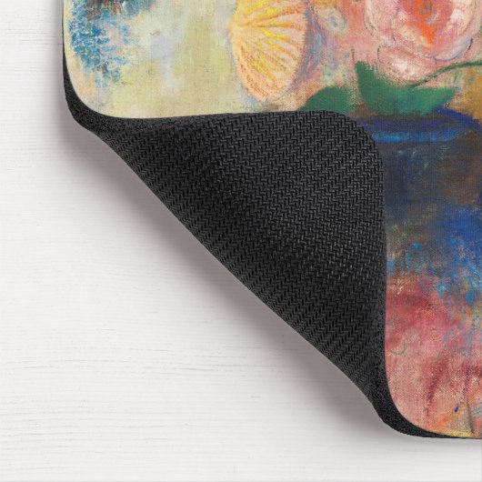 Romantic Flowers Bouquet - Odilon Redon Mousepad (Ecke)
