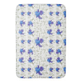 Romantic flowers in English cottage garden Badematte (Vorderseite Vertikal)