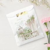 Romantic French Garden Chateau Bridal Shower  Geschenktütchen (Versiegelt)
