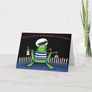 Romantic Frog Karte