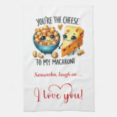 Romantic Funny Food Valentine Kitchen Towel Geschirrtuch (Vertikal)