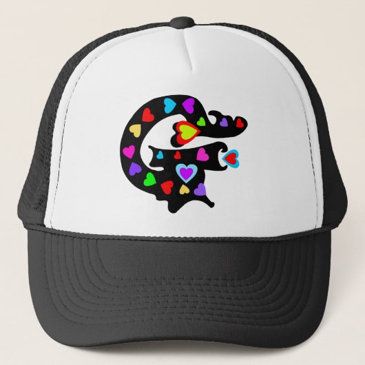 □" Romantic G Stylish Trucker Hat ╝" Truckerkappe (Vorderseite)