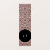 Romantic Geometric Mandala soft Pink Black (Außenseite Aufgefaltet)