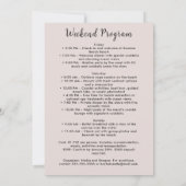 Romantic Glam Blondes Coastal Cowgirls Beach  Einladung (Rückseite)