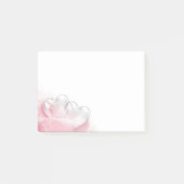 Romantic Glass Hearts Rose Petals Post-it Klebezettel (Vorderseite)