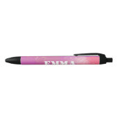 Romantic glitter pink art kugelschreiber (Oberseite)